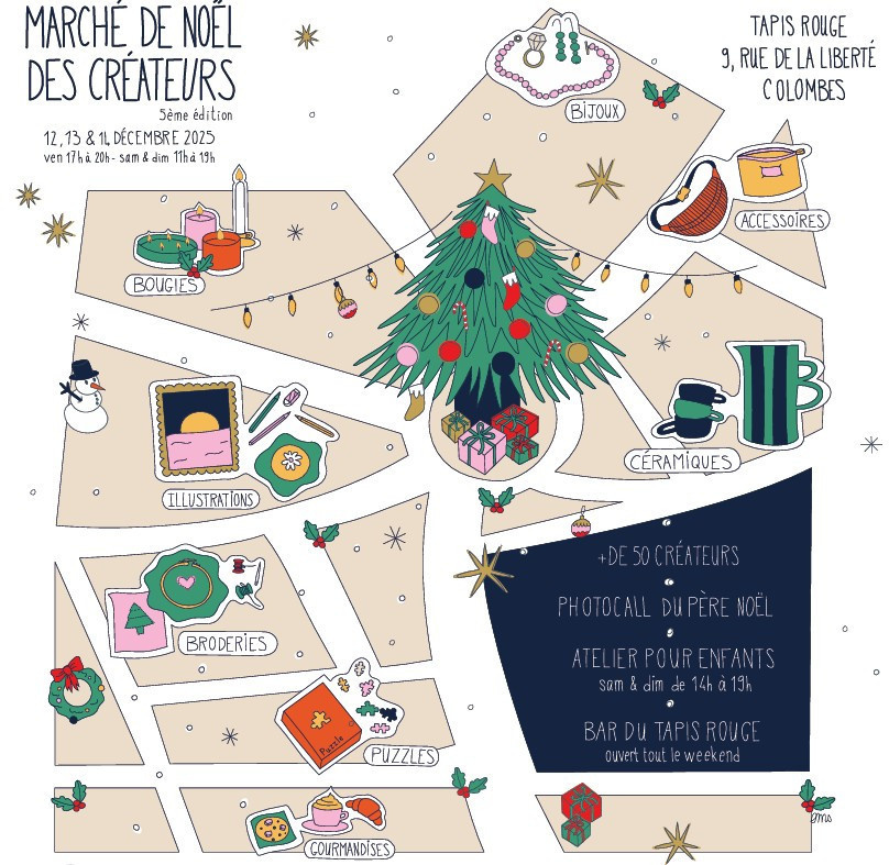 Marché de Noël des Créateurs à Colombes : l’artisanat s’invite aux fêtes