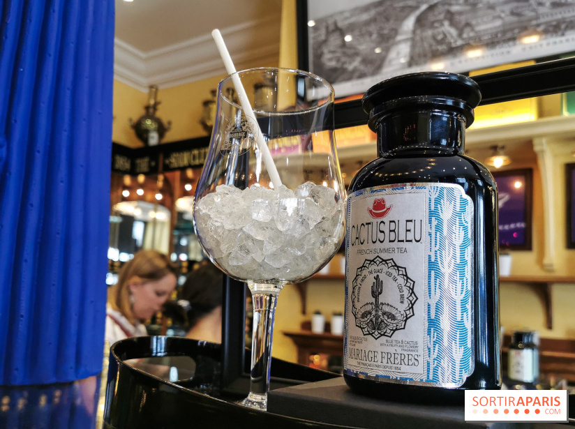 Thé glacé et éclair Cactus Bleu de Mariage Frères, les photos - flacon