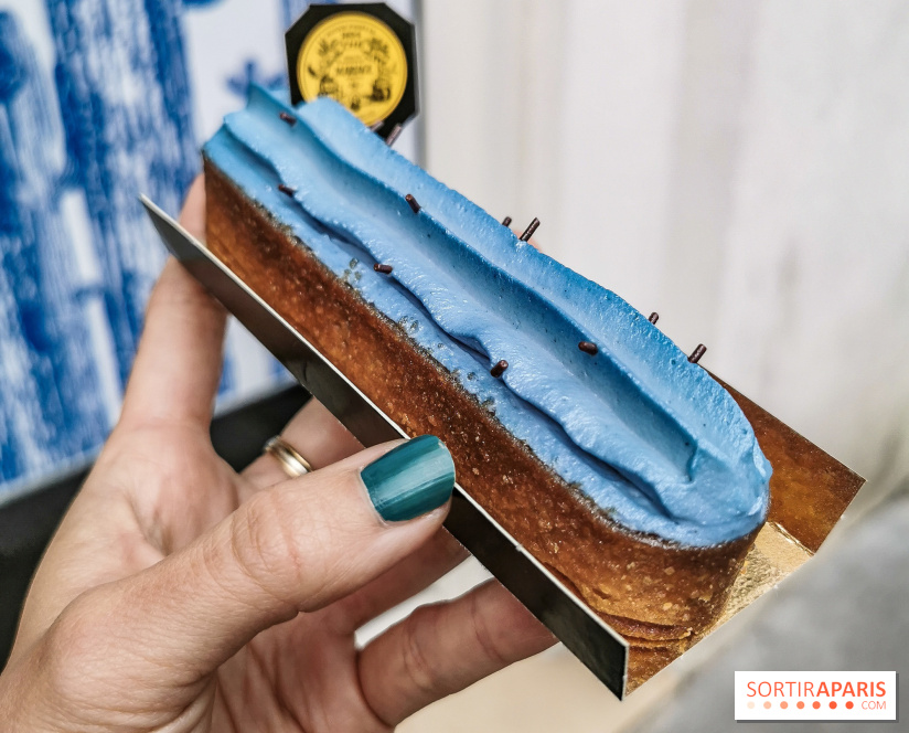 Thé glacé et éclair Cactus Bleu de Mariage Frères, les photos