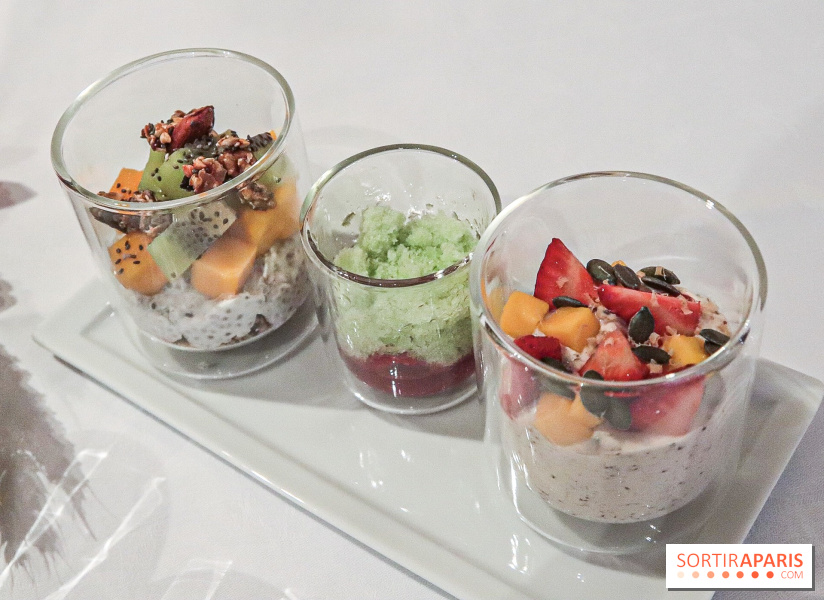 Le brunch healthy du Plaza Athénée, trio de dessert