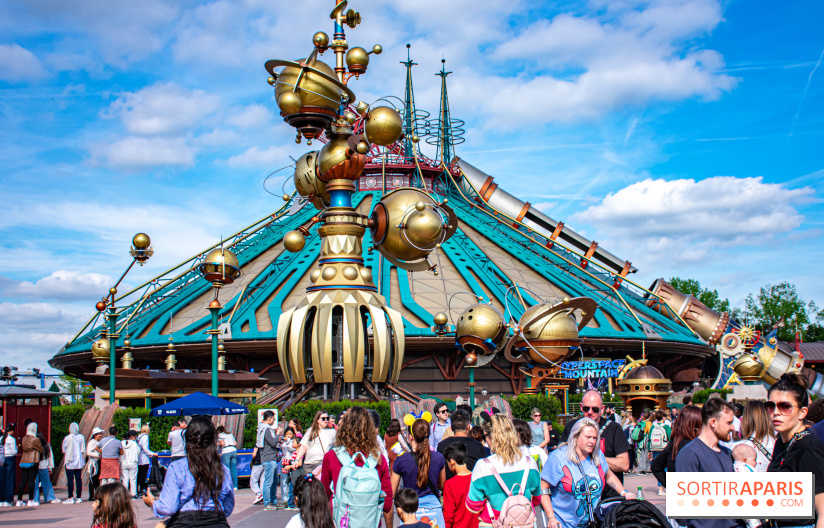 Visuels Disneyland Paris Discoveryland Space Mountain Orbitron