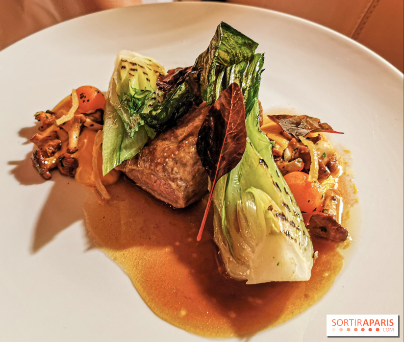 Le menu Traviata à l'Hôtel Le Meurice