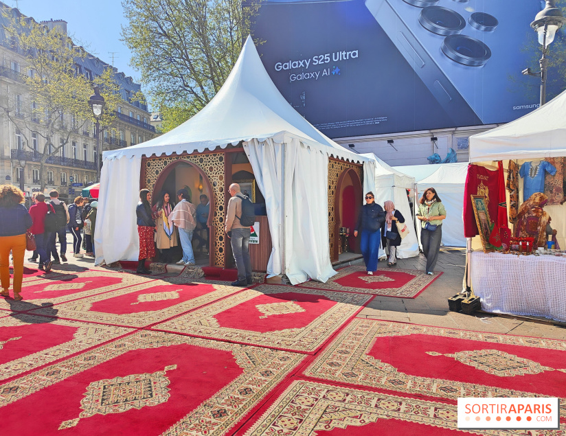 Journées Culturelles Marocaines : un village marocain s'installe sur la place Saint-Michel à Paris
