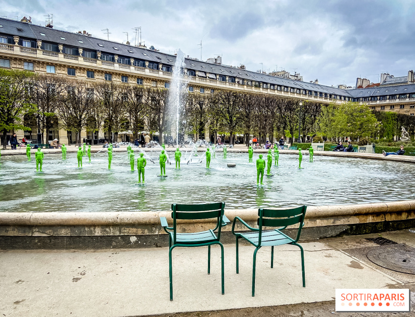 Les hommes de Bessines de Fabrice Hyber, l'exposition en plein air à voir au Palais Royal