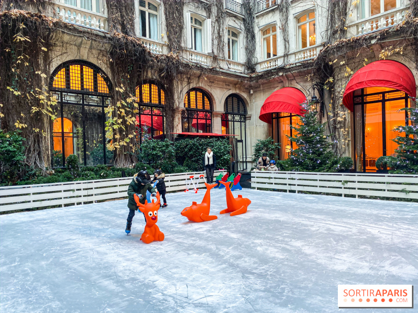 La Patinoire de Noël 2019 du Plaza Athenée