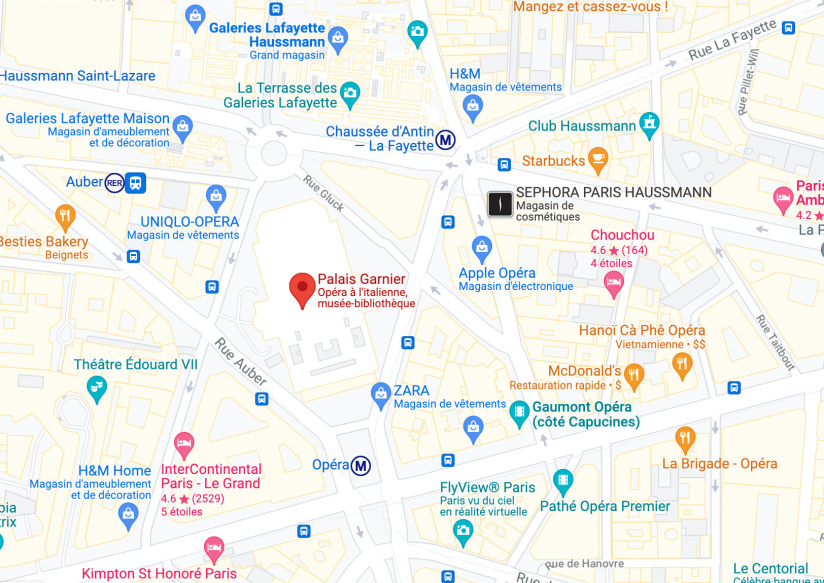 Le saviez-vous ? Les rues autour de l’Opéra Garnier sont bien particulières