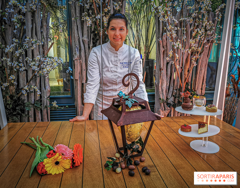 Le réverbère de Pâques 2020 du Westin Paris Vendôme par Florence Lesage