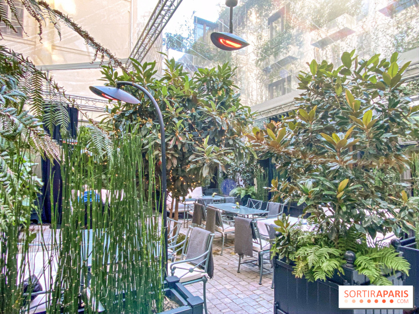 La terrasse d'hiver des Jardins du Faubourg