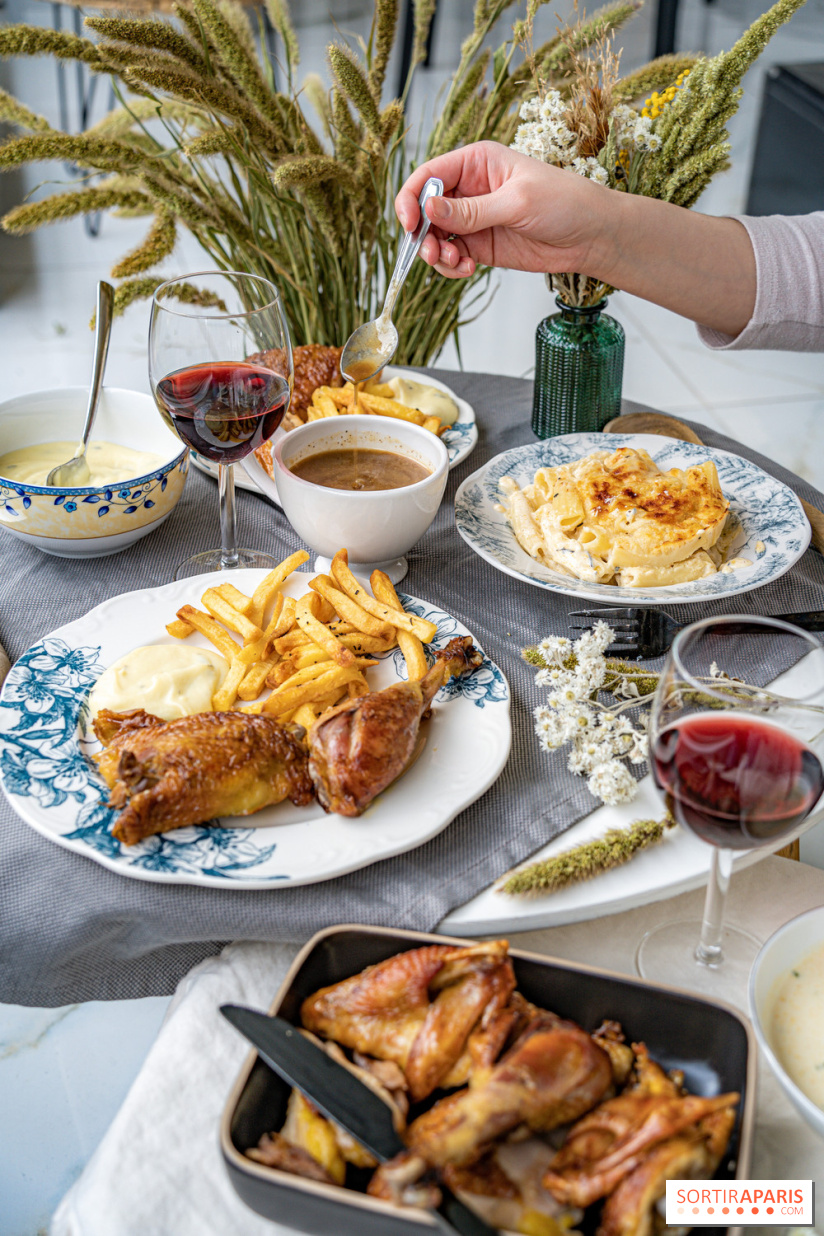 Menu volaille et truffe du Coq Rico, les photos