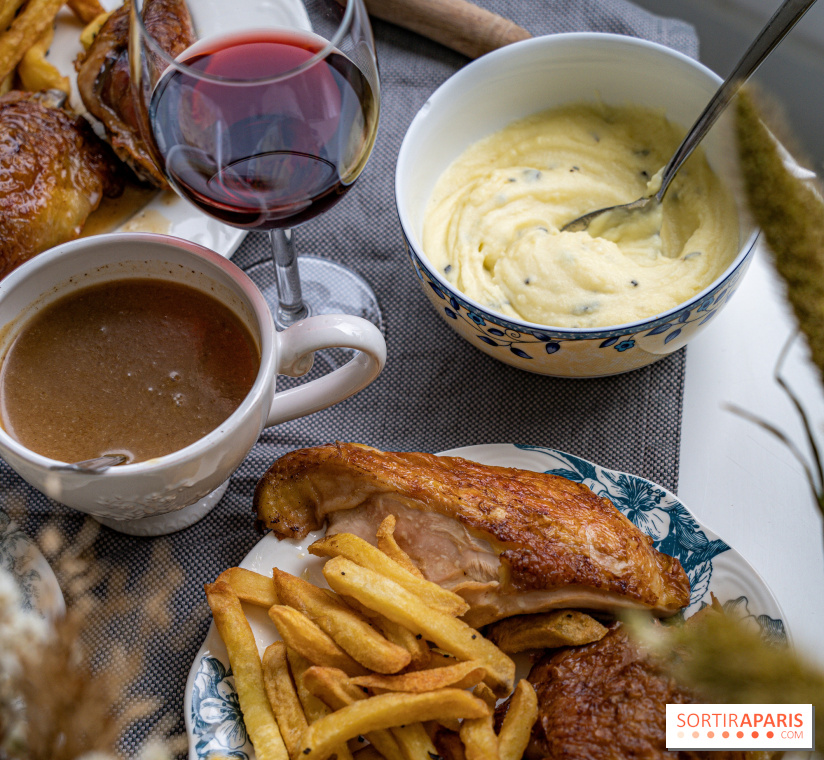 Menu volaille et truffe du Coq Rico, les photos