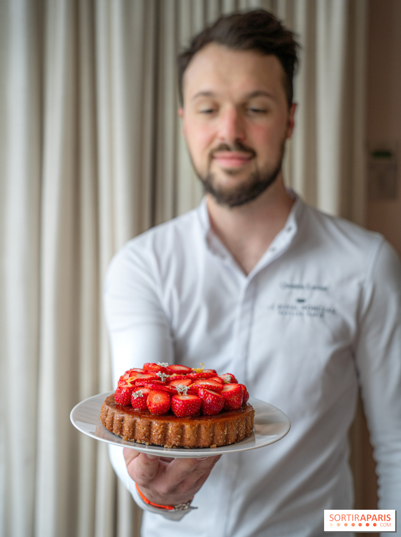 La Tarte aux fraises de Quentin Lechat au Royal Monceau