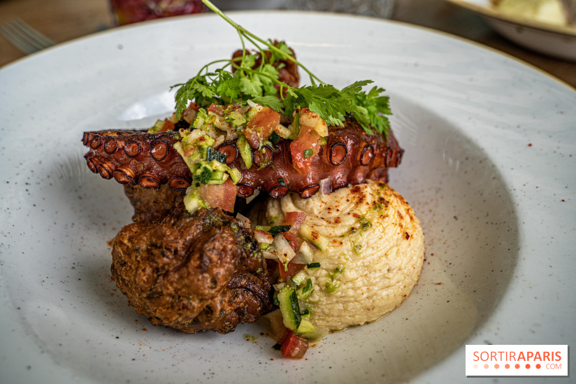 Polpo brasserie, la terrasse péniche 