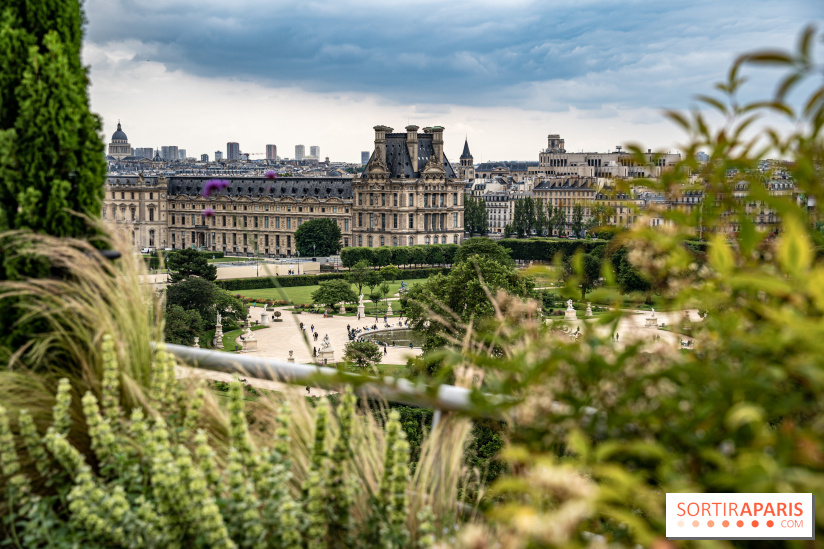 Visuel Paris, vue du Meurice suite Etoile - Jardin des Tuileries