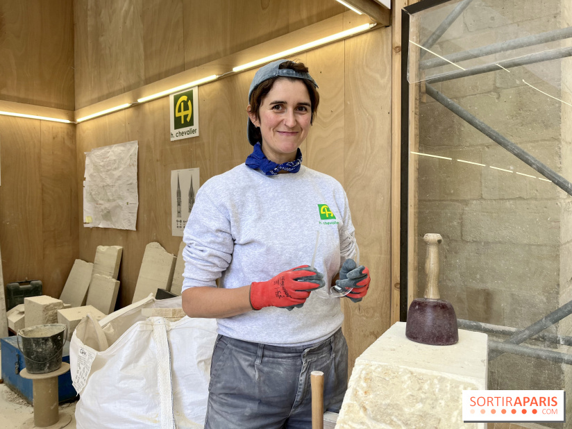 Remontage de la flèche et taille de pierre à la Basilique Saint-Denis, notre interview
