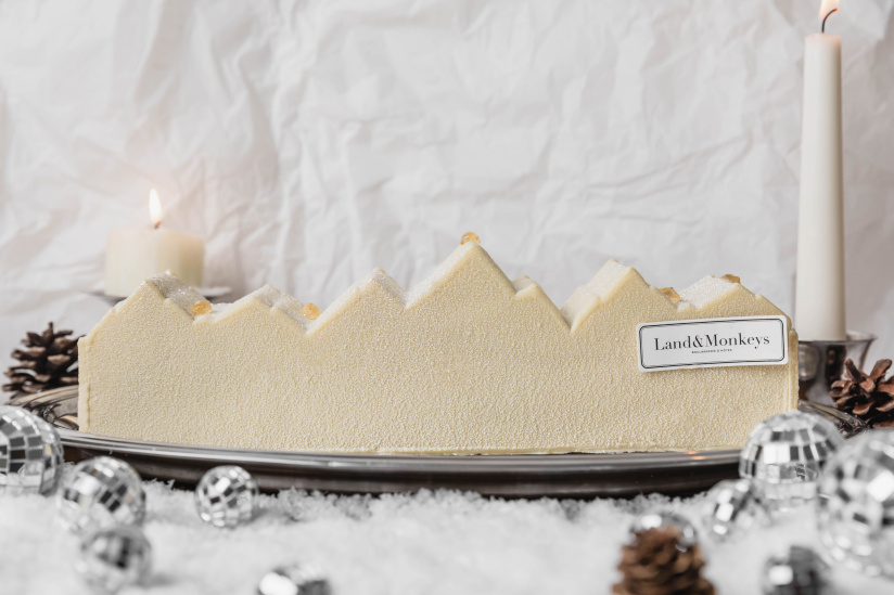 Bûches de Noël végétales 2025 de Land&Monkeys : quatre délices vegan à partager