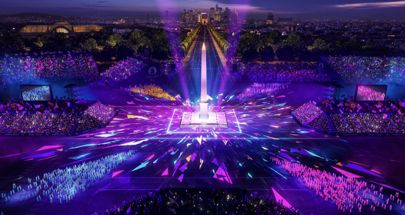 Paris 2024 : cérémonie d'ouverture des Jeux Paralympiques sur la place de la Concorde