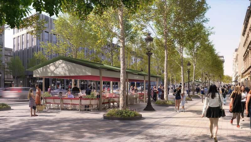 Champs-Elysées : découvrez les nouvelles terrasses qui vont fleurir sur l'avenue d'ici 2024