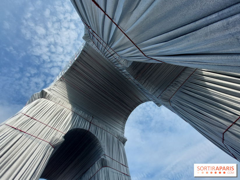 L'Arc de Triomphe empaqueté, nos photos