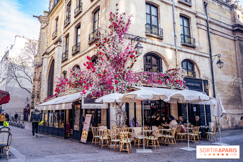 Les cafés fleuris de Paris