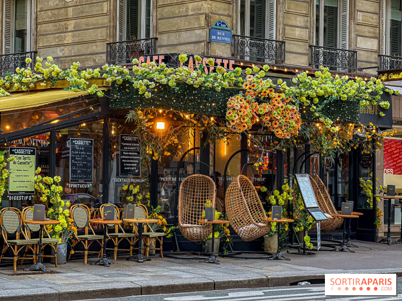 Les cafés fleuris de Paris
