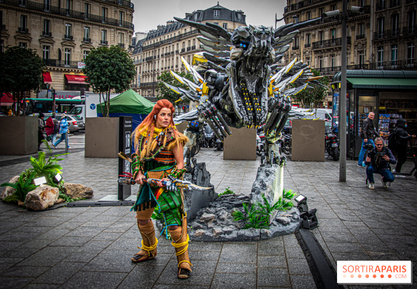 Horizon Forbidden West : l'exposition dans le métro parisien - nos photos