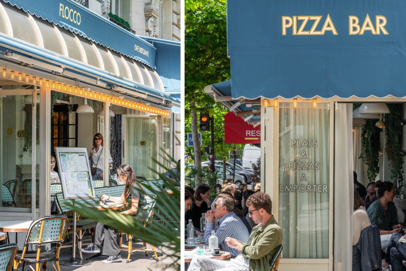 Flocco, una bellissima terrazza all'italiana a Parigi