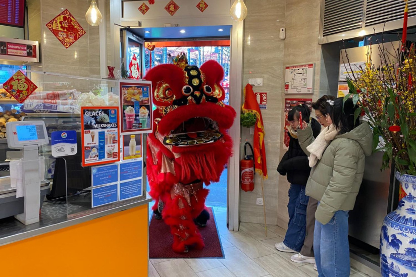 Nouvel An chinois 2026 : Danse du lion chez HOA NAM Paris 13 ème