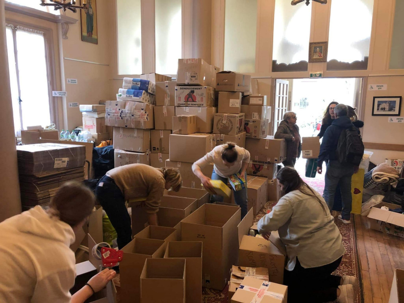 L'Appel de la Cathédrale Ukrainienne Saint-Volodymyr le Grand pour l'aide aux réfugiés Ukrainiens