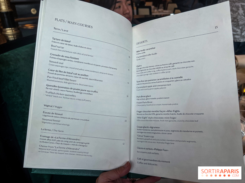 Photos : le Café de la Paix, carte et restaurant