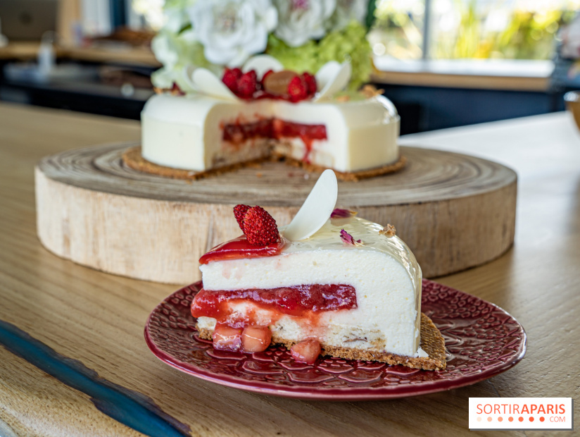 Rosa, la pâtisserie fraise rose de Claire Heitzler pour la Fête des Mères