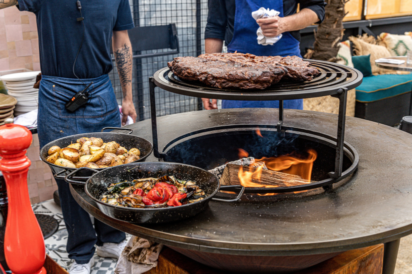 Quai Ouest sur Seine, la brasserie avec barbecue