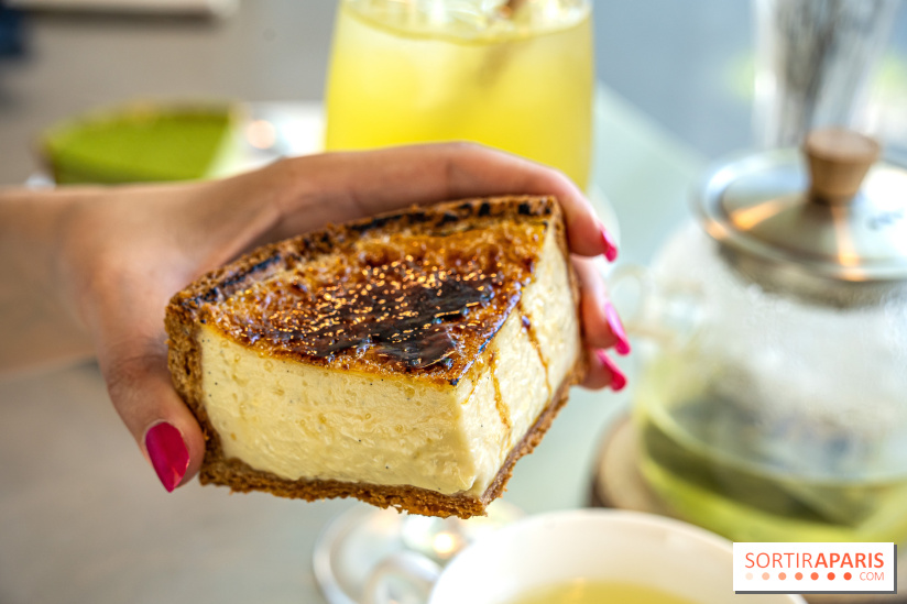 Pâtisserie Pages Blanches, flan crème brûlée