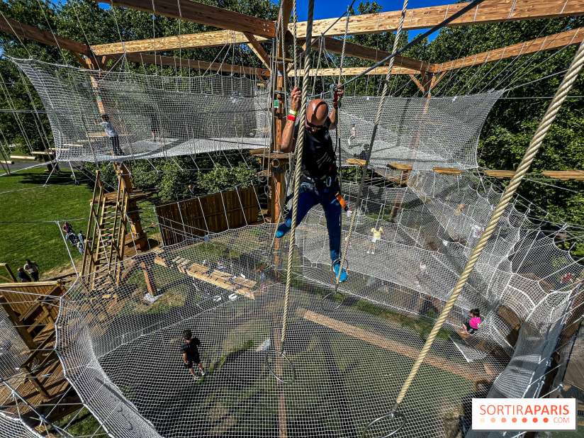 Accrocamp Créteil, les photos de l'accrobranche 