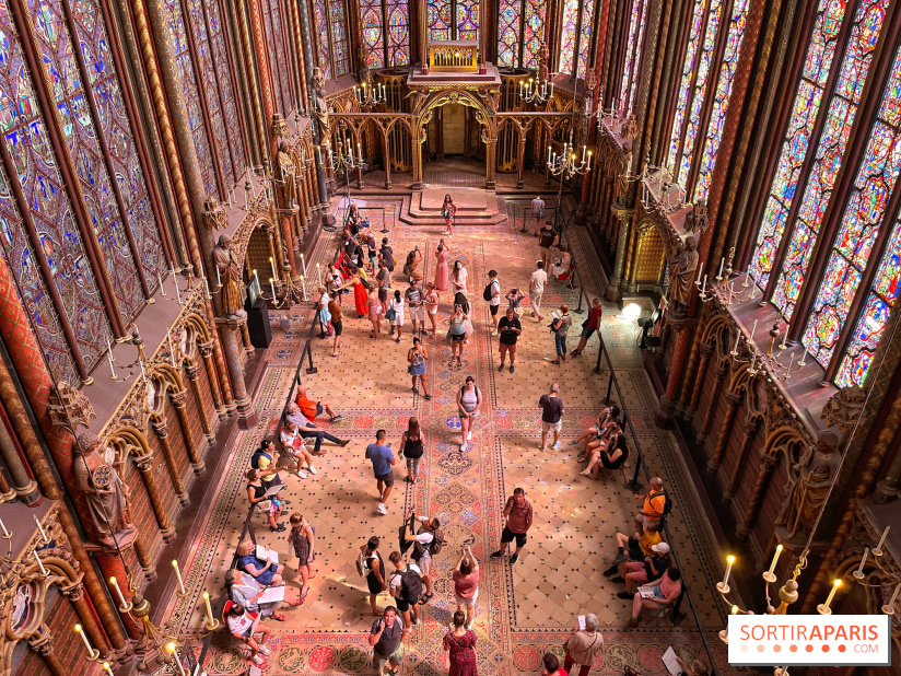La Sainte-Chapelle et ses 1113 vitraux, un véritable joyau gothique à Paris