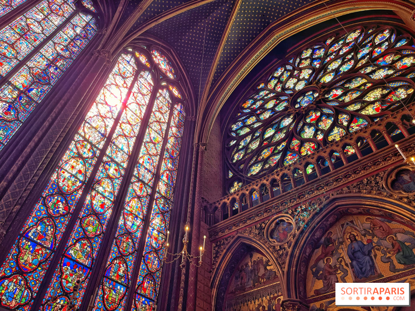 La Sainte-Chapelle et ses 1113 vitraux, un véritable joyau gothique à Paris