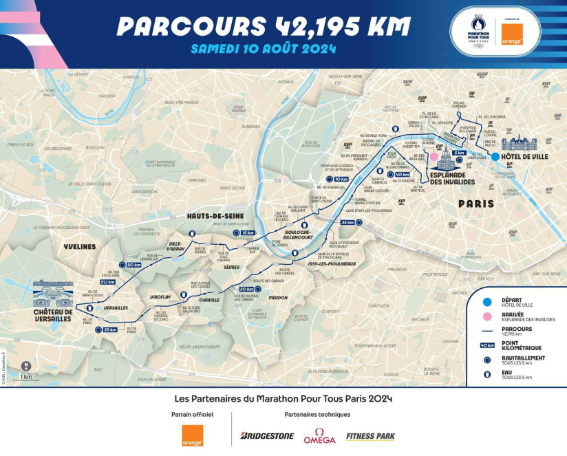 Marathon pour tous : notre analyse du parcours inédit, de Paris au château de Versailles