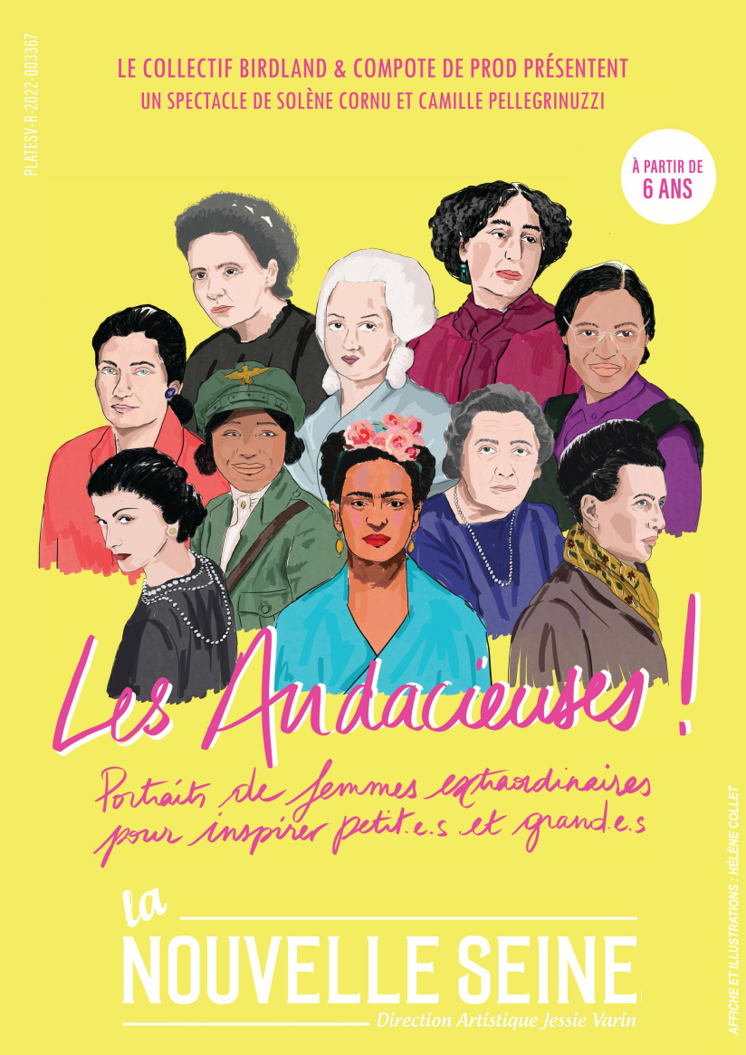 Les Audacieuses, le spectacle familial autour des femmes extraordinaires à la Nouvelle Seine