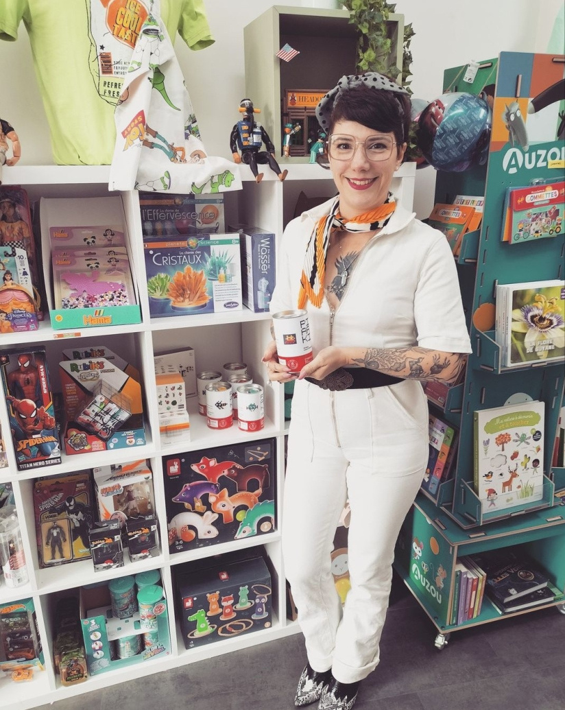 Le cube à roulettes, le magasin de jouets qui propose des ateliers créatifs pour enfants, à St-Ouen
