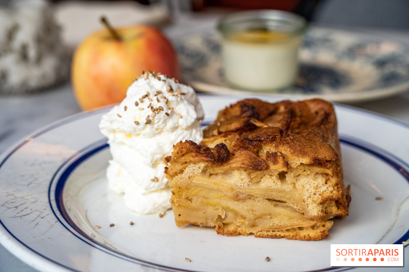 Bombarde restaurant méditerranéen et festif à Montmartre - gâteau aux pommes