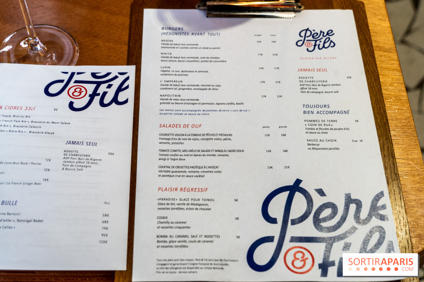 Père & Fils Burger par Alléno