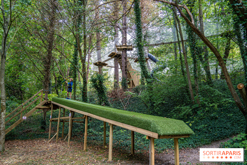 Accrocamp Poissy, le nouvel accrobranche au parc du château de Villiers