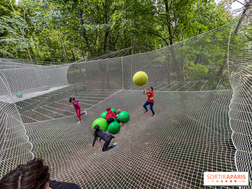 Accrocamp Poissy, le nouvel accrobranche au parc du château de Villiers