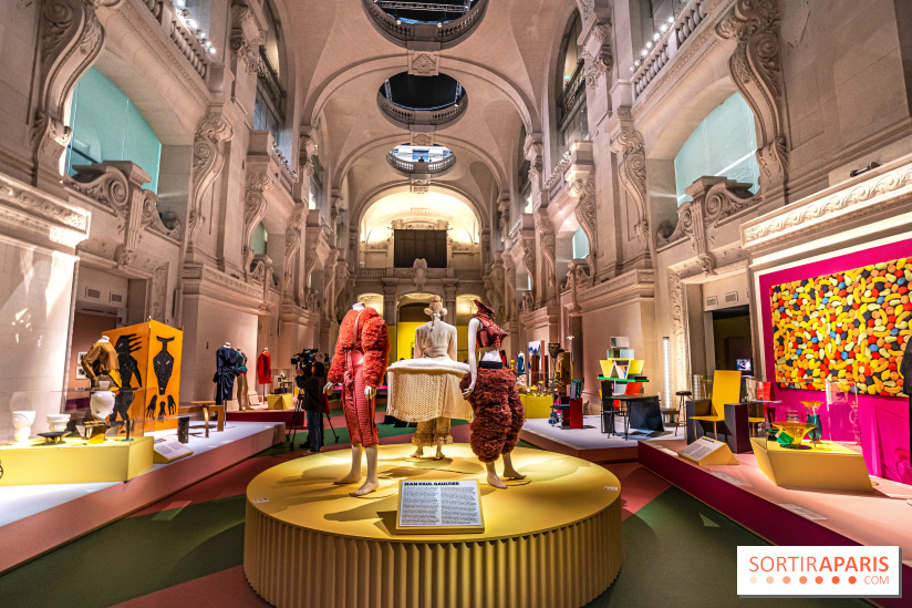 Exposition Années 80 au MAD - nef - jean paul Gaultier