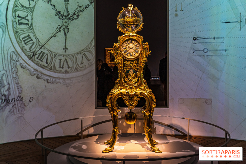 Exposition Louis XV - Château de Versailles - pendule de passemant - pendule astronomique