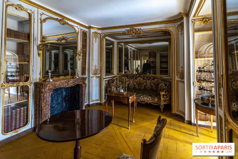 Les appartements de Madame Du Barry restaurés au Château de Versailles - bibliothèque