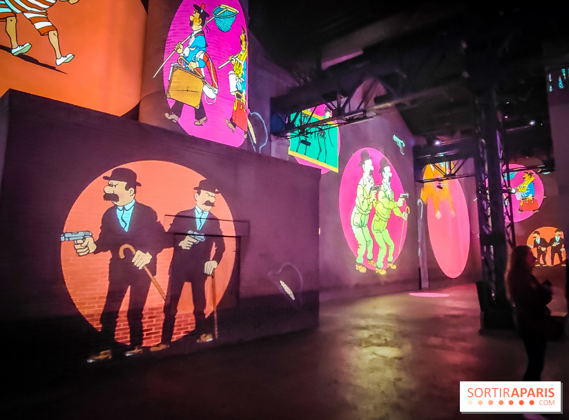 Tintin, l'aventure immersive à l'Atelier des Lumières : l'exposition insolite à vivre - nos photos