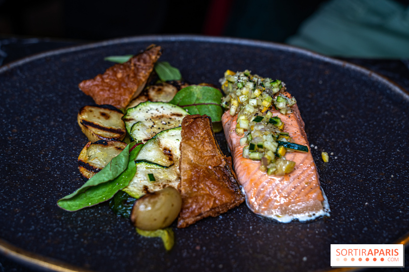 Nessia, le bistrot de chef - Paris 3e - plat saumon