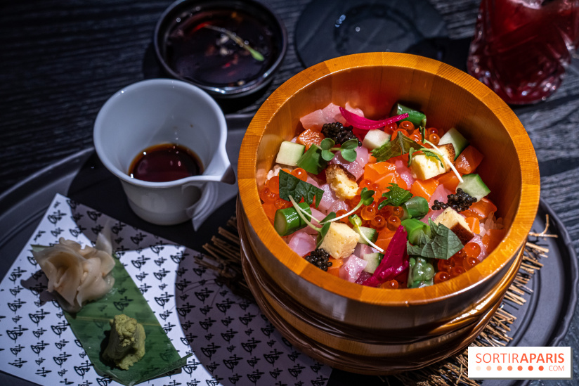 Akira Back - déjeuner en 45 mn - shirashi