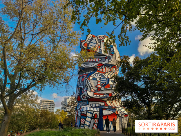 Issy - parc de l'île Saint Germain et Tour aux figures 