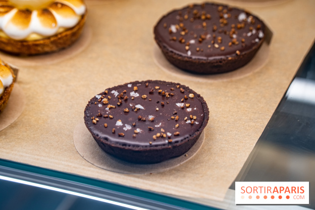Boulangerie artisanale MieMie, levain et farines anciennes Paris 11e - tarte chocolat sarrasin